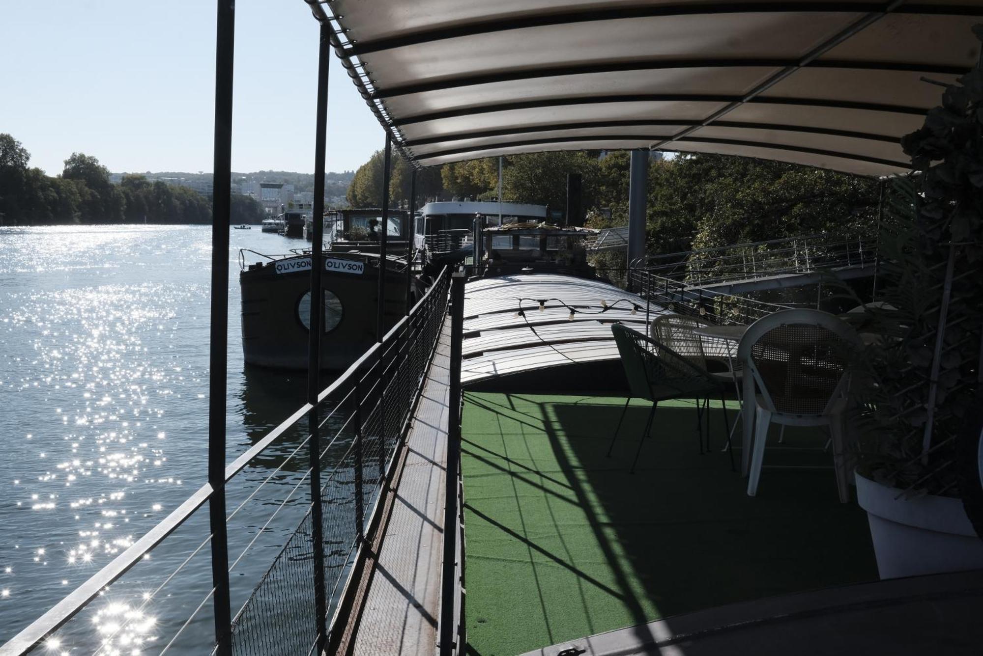 Belle Peniche Romantique A Paris Boulogne-Billancourt Bagian luar foto
