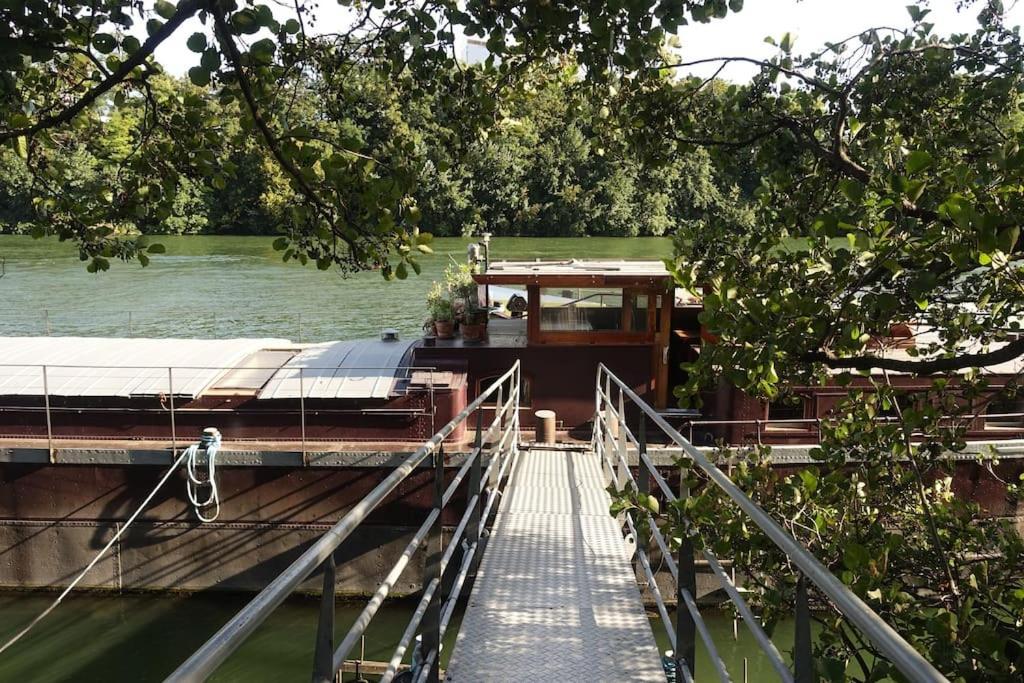 Belle Peniche Romantique A Paris Boulogne-Billancourt Bagian luar foto